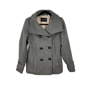 Aritzia Babaton Howell Grey Cashmere Car Coat Womens Size M